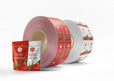 رول تغليف معجون الطماطم