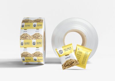 رول تغليف الفصفص شفاف