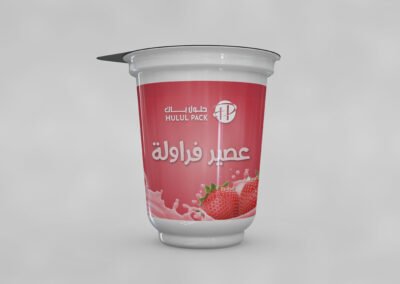 أكواب تعبئة العصائر والإيسكريم