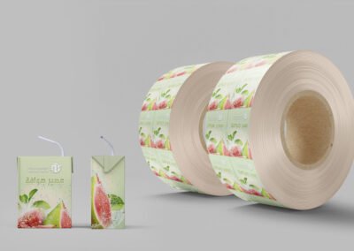 رول تغليف عبوات العصير Aseptic